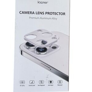 Kismer Camera Lens Protector iPhone 14 Pro Max Gold Premium Aluminum Alloy TU